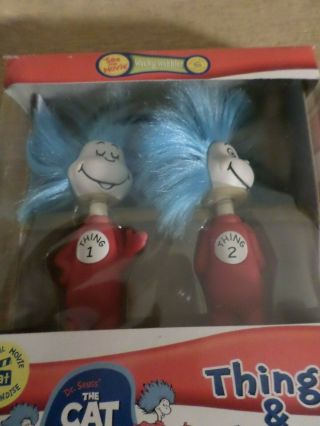Dr.  Seuss The Cat In The Hat x Thing 1 & Thing 2 Funko Wacky Wobbler Bobblehead 2