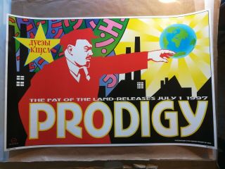Prodigy - 1997 Fat Of The Land Cd Release Poster - Frank Kozik S/n