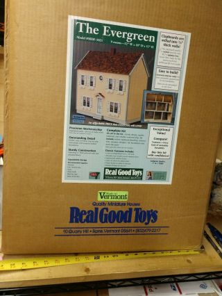 Real Good Toys " The Evergreen Dollhouse " Kit In 1 " Scale