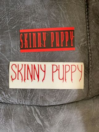 Skinny Puppy Sticker And Decal Vintage 1980s Dig It Ogre Ohgr