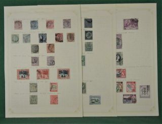 Jamaica Stamps Selection On 7 Album Pages (p117)