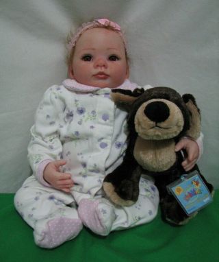 Donna Rubert " Dumplin " Reborn Newborn Baby Doll 18 " Tall 4 Pounds Donna Bilbrey