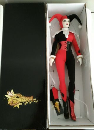 Harley Quinn Deluxe Tonner Doll In The Box Mib Dc Stars Comic Superhero 17 "