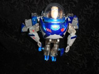 Toy Story 2 Buzz Lightyear Mega Morpher Transformer Silver 8 " Action Figure