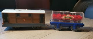 Thomas & Friends Trackmaster Toby & Pasta Sauce Tanker Car Motorized Train