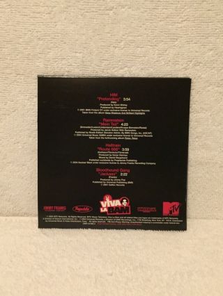 Rare 2004 Viva La Bands CD Sampler (Bam Margera Bloodhound Gang Rammstein HIM) 2