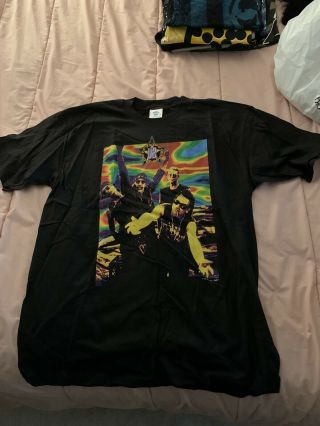 U2 Zootv Tour (europe 1993) T - Shirt.  Black.  X - Large