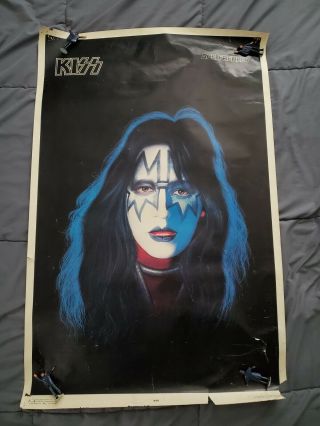 Kiss Poster Ace Frehley Solo Album Cover Aucoin 1978