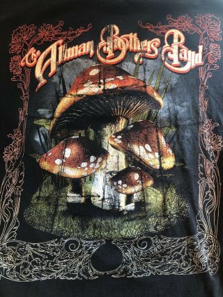 Allman Brothers Band 2012 Tour Shirt Xxl Out Of Print