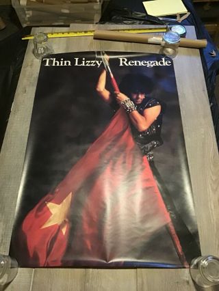 Thin Lizzy Renegade Poster Rare