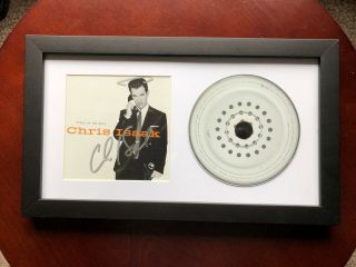 Chris Isaak Autographed Cd Cover With Cd And Is Framed
