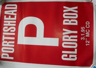 1995 Portishead - Glory Box Promotional 28 " X19 " Poster - Rolled