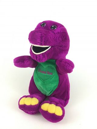 Barney " I Love You " Dinosaur 10 " Plush Stuffed Toy Lyons Group No Sound/ Talking