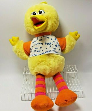 Peek A Boo Big Bird Battery Tyco Playtime Sesame Street Plush