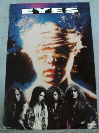 Eyes Album Poster Calling All Girls 1990 Record Store Promo