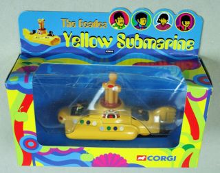 Beatles Re Issue Corgi Yellow Submarine Colorful Box - No Hatch Version - 1999 - Estq
