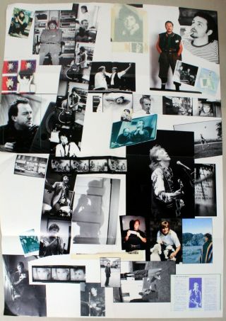 Beatles Paul Mccartney Wings Fun/fan Club Premium Poster - Collage Style - 70s - Estq