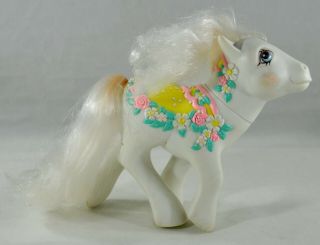 Vintage My Little Pony Merry Go Round Flower Bouquet Some Wear