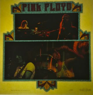 Pink Floyd,  Live On Stage,  Glitter,  Vintage Retro Tshirt Transfer Print,  Nos