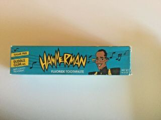 Vintage Hammerman Fluoride Toothpaste Mc Hammer 1991