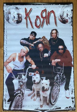 1998 Vintage Korn Poster - Funky Enterprises Inc - Licensed To Giant