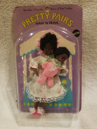 Mattel Vintage Barbie Pretty Pairs Nan And Fran Nrfp