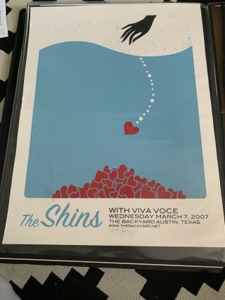 The Shins Poster/ Live At The Backyard Austin
