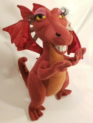 Dragon Donkeys Wife Shrek 2 Dreamworks 2004 Nanco Stuffed Plush Red 12”
