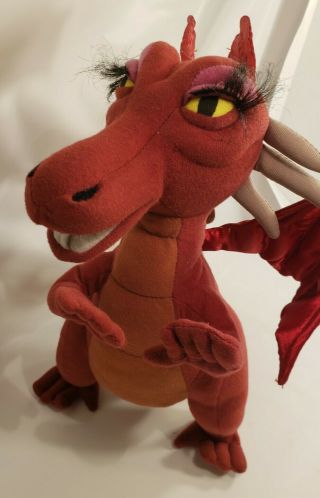 Dragon Donkeys Wife Shrek 2 DreamWorks 2004 Nanco Stuffed Plush Red 12” 3