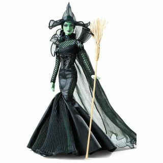 2014 Bfc Barbie Wizard Of Oz Wicked Witch Fantasy Glamour Gold Label In Shipper