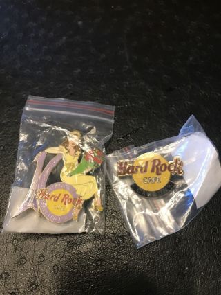 Hard Rock Cafe Cancun Mexico Sweet 16 And Standard Logo Pin (2 Pins)