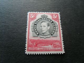 Kenya,  Uganda & Tanganyika 1941 Kgvl Mnh 5/ - Stamp As Per Pictures