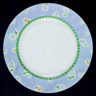 Set Of 4 Corelle Bluefield Dinner Plates 10 3/4 "