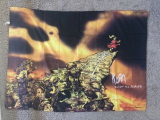 Vintage Korn - Follow The Leader - Album Art Work Flag / Nylon Silk Texture