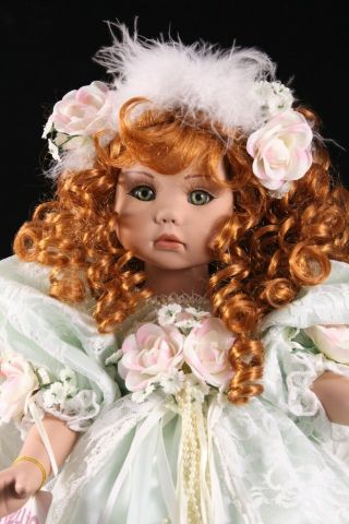 Heavens Majesty 1030 18 " Vinyl Doll Linda Rick Key To My Heart 140/1000 Redhead