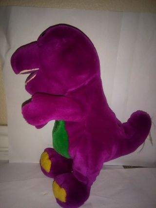 Vintage BARNEY the Purple Dinosaur Plush Doll I Love You 11 Inch 1990’s EUC 2