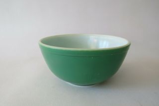 Vintage Pyrex Primary Green Nesting Mixing Bowl 403 Unmarked 2 1/2 Quart