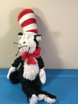 Cat In The Hat Manhattan Toys Dr Suess 20 " Plush Fuzzy Beanbag 2009