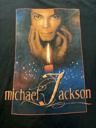 Michael Jackson 30th Anniversary Shirt Concert Double Sided 2001 Large 2