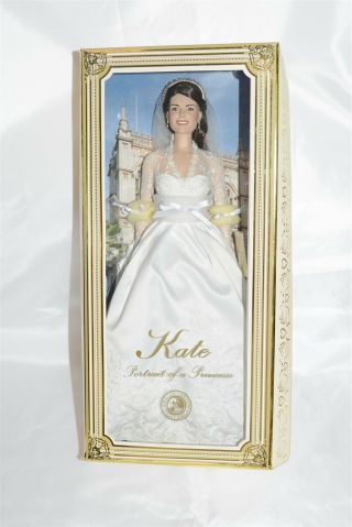 Franklin Kate Middleton Royal Wedding Vinyl Portrait Doll B11g665