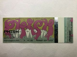 Phish Ticket Stub Ptbm 03/08/2009 Hampton Coliseum Hampton,  Va Reunion Show