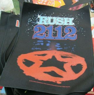 Rush Back Patch Rare Collectable Woven English Import Backpatch