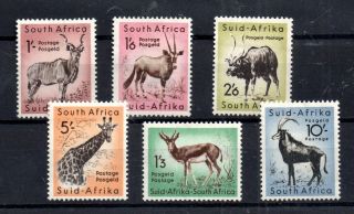 South Africa 1954 Animals High Values To 10/ - Mh Ws15145