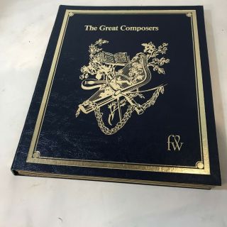 The Great Composers Family Library Of Great Music Funk & Wagnalls Binder