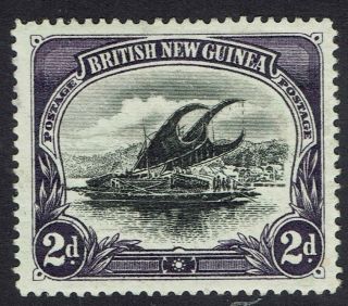 Papua 1901 Lakatoi British Guinea 2d Horizontal Wmk