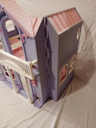 Mattel Vintage 2000 Barbie Victorian Dream House Dollhouse Purple Pink Elevator 2