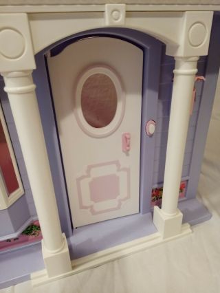 Mattel Vintage 2000 Barbie Victorian Dream House Dollhouse Purple Pink Elevator 3