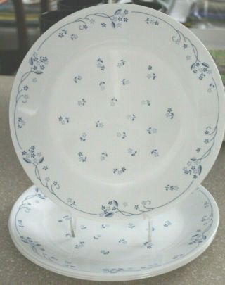 Corelle Provincial Blue Set Of 4 Dinner Plates 10.  25 " Euc