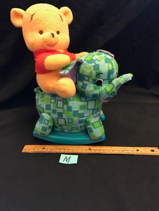 Fisher Price Disney 2001 Ride Along Pooh Nursery Musical Toy Winnie The Pooh