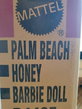 RARE NEVER REMOVED FROM BOX OR SHIPPER Palm Beach Honey Silkstone Barbie 2